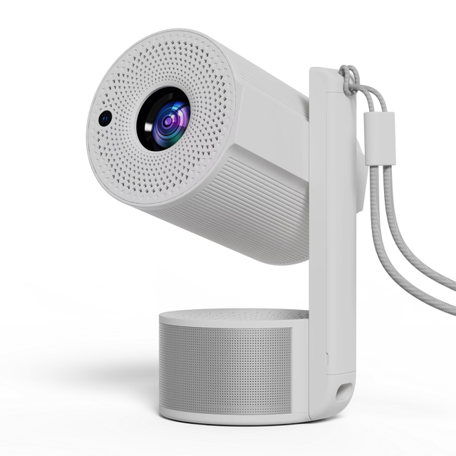 HY 300 Smart Portable LED Projector 250 Ansi Lumens 4K Android System Video Mini Home Pocket Projector Battery Inside 15600mAh