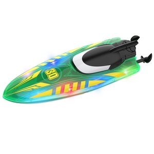 Flytec V777 2.4GHz Mini LED RC Stunt Boat Double Sided Driving 15km/h Waterproof Rechargeable Pool <b>Toy</b> - Product Image 2
