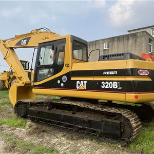 L'excavatrice hydraulique de chenille de pelle 20ton a utilisé le moteur original de Caterpillar d'excavatrice de CAT 320B à vendre - Product Image 1