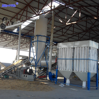 2,5T/H Hamermolen voor houtblokken & takken, industriële crusher voor biomassa brandstof