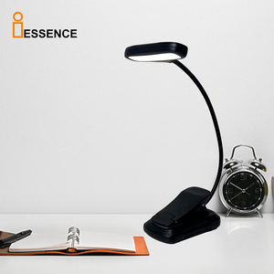 Lohas hiện đại xách tay <span class=keywords><strong>LED</strong></span> đọc sách ánh sáng 3cct đèn cuốn sách với bóng trắng mềm USB sạc clip cho bảng DC cung cấp điện - Product Image 1