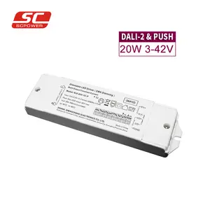 40W ENEC CE RoHS DALI Dimmer 20W DALI-2 Dimmable LED Driver For LED Strip Lights Switching Flicker Free Lighting Control System
