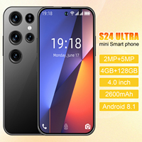 Smartphone 5G S24 Mini pas cher, débloqué, écran OLED 4 pouces, Android 14, 16 Go de RAM, 1 To, appareil photo 5MP, batterie 2500-2999 mAh, Face ID