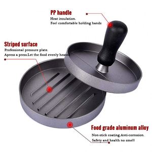 Prensa para Hamburguesas de Aluminio de Grado Alimenticio, Antiadherente, para Uso Doméstico, Precio al por Mayor - Product Image 5