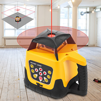 Stock disponible en entrepôt UE : Niveau laser VEVOR auto-nivelant 360° rotatif, portée 250m, outils de mesure verticale et horizontale.