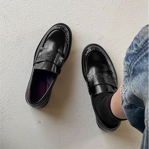 Nouvelles chaussures mocassins pour hommes de grande taille, confortables, de bonne qualité, à bout rond, chaussures en cuir pour hommes d'affaires, mode - Product Image 3