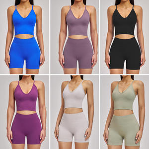 <span class=keywords><strong>Abbigliamento</strong></span> da allenamento personalizzato in tinta unita <span class=keywords><strong>abbigliamento</strong></span> Yoga da <span class=keywords><strong>donna</strong></span> <span class=keywords><strong>abbigliamento</strong></span> sportivo Fitness Yoga <span class=keywords><strong>abbigliamento</strong></span> da palestra <span class=keywords><strong>sostenibile</strong></span> set Fitness da <span class=keywords><strong>donna</strong></span> - Product Image 4