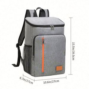 Custom Oxford Grocery Picnic <b>Backpack</b> Logo Wholesale Outdoor <b>Thermal</b> Insulated Waterproof Zipper Geometric Pattern Portable Bag - Product Image 3