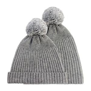 <strong>Woolly</strong> Unisex Custom Design Autumn Winter <strong>Hats</strong> With Wool Fur Pom Pom Embroidered Ribbed Knit Wholesale Custom <strong>Men</strong> Beanie - Product Image 4