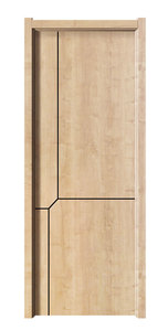 <span class=keywords><strong>Porte</strong></span> élégante recouverte de film avec lignes décoratives noires gravées, finition soignée, qualité stable, économique pour la construction, CE - Product Image 3