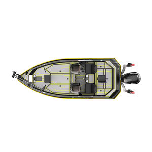Bateau à <span class=keywords><strong>fond</strong></span> <span class=keywords><strong>plat</strong></span> riveté de 16 pieds, bateau léger de sport, console de direction, mini bateau à réaction en alliage d'aluminium - Product Image 5