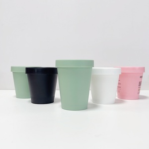 Luxury Pink Green Black Travel <b>Plastic</b> <b>Jar</b> 100g Sugar Lip Scrub Container Free Sample Pp Cosmetic <b>Jar</b> for Cream Body Scrub - Product Image 5