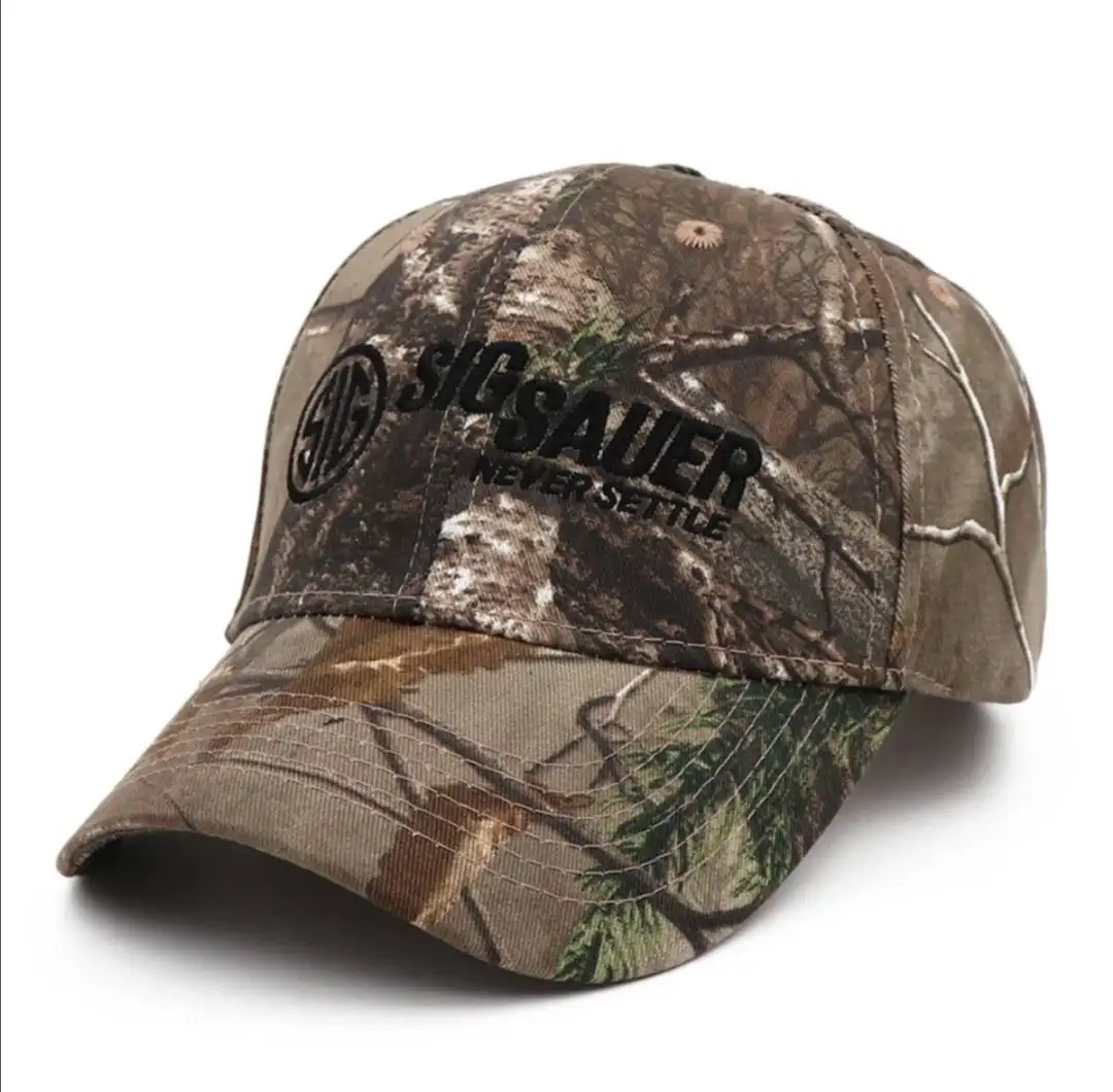100% organic cotton durable and long lasting sig sauer cap for hunting and outdoor activities