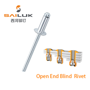 <span class=keywords><strong>Alu</strong></span> poli/<span class=keywords><strong>Rivet</strong></span> aveugle à tête dôme de type ouvert en acier - Product Image 4