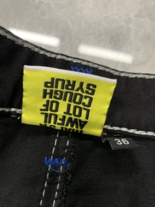 ALOCS Hustensaft-Hemd Jeans-Sweathose Herren-Jeans Hip-Hop-Jeans Bedruckte Denim-Hose - Product Image 5