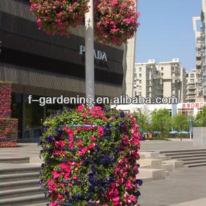 Lampadaire de jardin vertical, paniers suspendus décoratifs en plastique, jardinière - Product Image 5