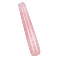 Offre Spéciale : Ensemble de baguettes et œufs de Yoni en quartz rose naturel, écologiques, pour l'exercice vaginal féminin