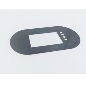 Panel de Control de Membrana PET Ovalado Personalizado, Cubierta de Teclado para Equipos Industriales con Ventana de Visualización y Protector de Pantalla - Product Image 2