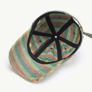 Casquette de baseball unisexe réglable à 6 panneaux en denim délavé et déchiré 100 % coton, idéale pour toutes les saisons et le style urbain - Product Image 5