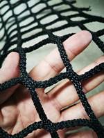 Loft hamak zemin asma kat için 30 mm beyaz Polyester örgülü plastik ağ özel kesme işleme hizmeti mevcut