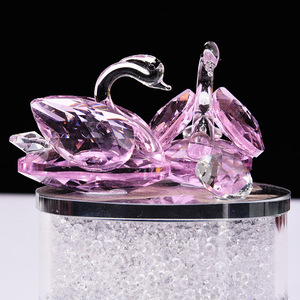 Décorations de voiture en cristal de cygne rose, ornement en cristal moderne, décoration intérieure de luxe pour voiture, cadeau pour voiture - Product Image 2