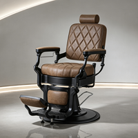 Chaise de Barbier Hydraulique Pivotante et Inclinable Robuste Style Vintage – Offre Spéciale