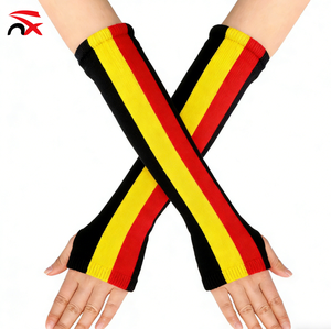 <strong>2026</strong> <strong>New</strong> Fashion Custom France Country Flag Pattern Long Arm Glove Sleeves Warmers Fingerless Knit Sleeves <strong>for</strong> <strong>Promotion</strong> Gift - Product Image 3