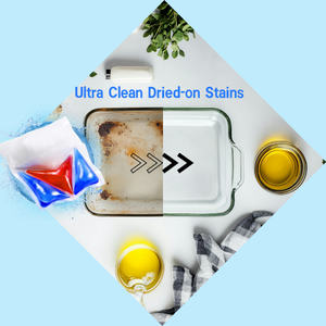 効果的な食器洗いのための大きな環境に優しい4 in 1固形食器用洗剤ポッド - Product Image 3