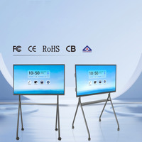 Tableau blanc numérique interactif intelligent de 98 pouces avec écran LCD Android, technologie Zero Gap Bonding et certification EDLA, vente en gros