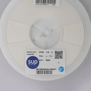 Bulk Discount RR1608 0603L3R90FT 0603 1608 Resistors Chip Resistors SMD Resistors 3.9ohm 1% 1/10W Thick Film Resistor - Product Image 1