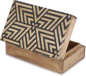 Caja organizadora <span class=keywords><strong>de</strong></span> <span class=keywords><strong>joyas</strong></span> <span class=keywords><strong>de</strong></span> <span class=keywords><strong>madera</strong></span> con diseño <span class=keywords><strong>de</strong></span> línea <span class=keywords><strong>de</strong></span> <span class=keywords><strong>madera</strong></span> para almacenamiento <span class=keywords><strong>de</strong></span> pendientes, anillos, collar, pulsera, <span class=keywords><strong>organizadores</strong></span> <span class=keywords><strong>de</strong></span> <span class=keywords><strong>madera</strong></span> para regalo <span class=keywords><strong>de</strong></span> cumpleaños - Product Image 3