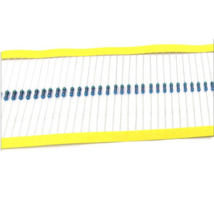 510 Ohm Điện Trở Dip 1/4W 510R 511 Kim Loại Phim Điện Trở Cố Định 5% Dung Sai 0.25 Watt Trục Màu mã Điện Trở - Product Image 6