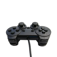 Manette de jeu filaire pour manette PS2 pour manette de jeu PS2 à double moteur Manette de jeu PS2 Joypad de jeu
