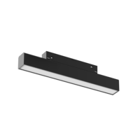 Système de rail pour éclairage sur rail HuiHeng 48V, éclairage sur rail magnétique linéaire encastré, suspendu au plafond, dimmable, LED