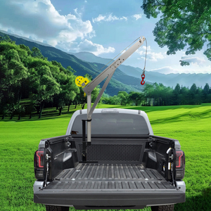 Xách tay 200kg/300kg/400kg mini di động Pickup <span class=keywords><strong>Crane</strong></span> tùy chỉnh 500kg sàn cần cẩu với Gear cho trang trại thuyền Trailer - Product Image 1