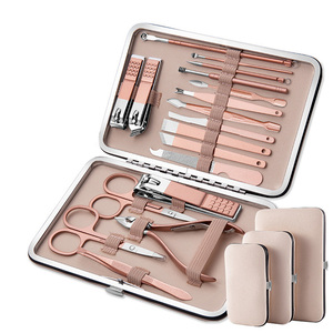 Wellflyer MS-1260 Chuyên Nghiệp Bền Xách Tay Rose Gold Làm Móng Bộ 18/10/7Pcs Kit Chăm Sóc Sắc Đẹp Cắt Móng Tay Tùy Chỉnh - Product Image 1