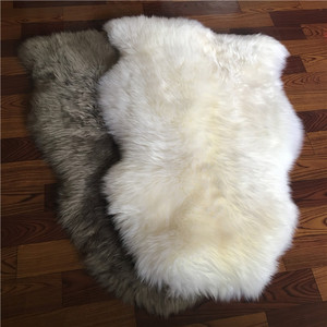 Tapis en laine d'<span class=keywords><strong>agneau</strong></span> blanche naturelle - Product Image 2