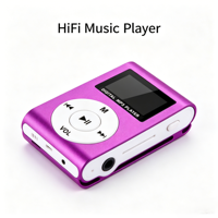 Écran LCD, lecteur MP3 portable créatif avec clip, prise en charge de la carte TF, pour étudiants
