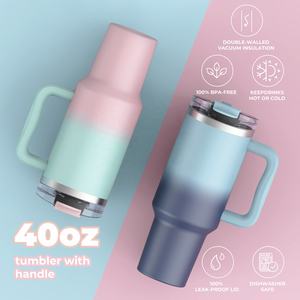 Personalizzato di buona qualità a basso prezzo 40oz bicchieri OEM ODM doppia parete di stampa tazze per la palestra all'aperto - Product Image 5