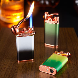 Nouveau design – Système de briquet électrique rechargeable avec embouts interchangeables – Portable MRVI – Finition satinée décorative – Option cadeau - Product Image 5