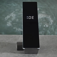 Robinet de lavabo cascade intelligent de luxe pour salle de bain, eau chaude et froide, en laiton