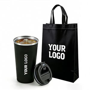 Wholesale Customized Logo Stainless Steel Led Temperature Display Mug Cups for Business Gift Promo Smart Coffee Cup - Product Image 1