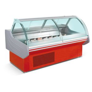 Vitrine Réfrigérée Commerciale <span class=keywords><strong>pour</strong></span> <span class=keywords><strong>Boucherie</strong></span>, Comptoir Réfrigéré <span class=keywords><strong>pour</strong></span> Viandes, Vitrine de Présentation <span class=keywords><strong>pour</strong></span> Plats Préparés, Réfrigérateur Commercial à Viande Monotempérature R404a - Product Image 5