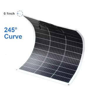 Panneau <span class=keywords><strong>Solaire</strong></span> Flexible 200W 100W 105 Watt ETFE CIGS Film Mince 150W 180W Mono 100W Panneau <span class=keywords><strong>Solaire</strong></span> Flexible Haute Efficacité + Extra MC-4 - Product Image 1