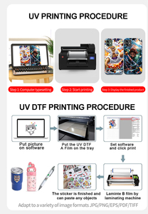 เครื่องพิมพ์ยูวีแบบแท่นราบ KECAI Professional ขนาด 30x40 ซม. เครื่องพิมพ์ดิจิทัลพร้อมหัวพิมพ์ XP600 สี CMYK+W+<span class=keywords><strong>V</strong></span> สำหรับใช้งานเชิงพาณิชย์ - Product Image 4