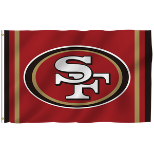 <span class=keywords><strong>En</strong></span> Stock All Nfl Football Team Flag 3x5ft Diseño personalizado de alta calidad <span class=keywords><strong>San</strong></span> <span class=keywords><strong>Francisco</strong></span> 49ers Banner 100% Poliéster Deportes Nfl Flag - Product Image 1