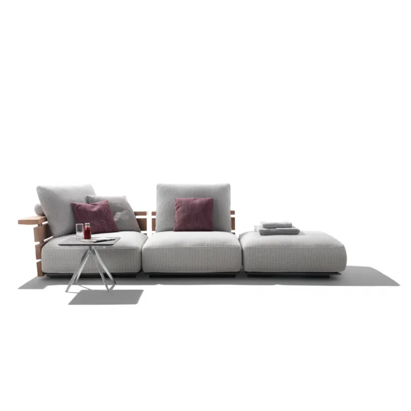 Divano per esterni mobili da giardino giardino esterno set super moderno divano di lusso