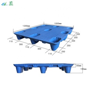 พาเลทพลาสติกรีไซเคิลแบบหน้าเดียว 4 ทางเข้า ขนาด 1200 x 1000 - Product Image 5
