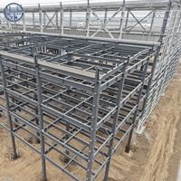 Structure métallique industrielle sur mesure, construction de charpente en acier durable pour applications d'usine, commerciales et d'ingénierie