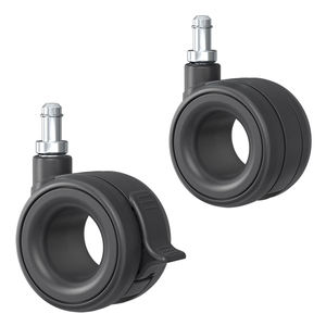 65mm 75mm Universal-Lenkrolle mit Bremse Bürostuhlrollen Möbelrollen Hohlrad für Büro - Product Image 6